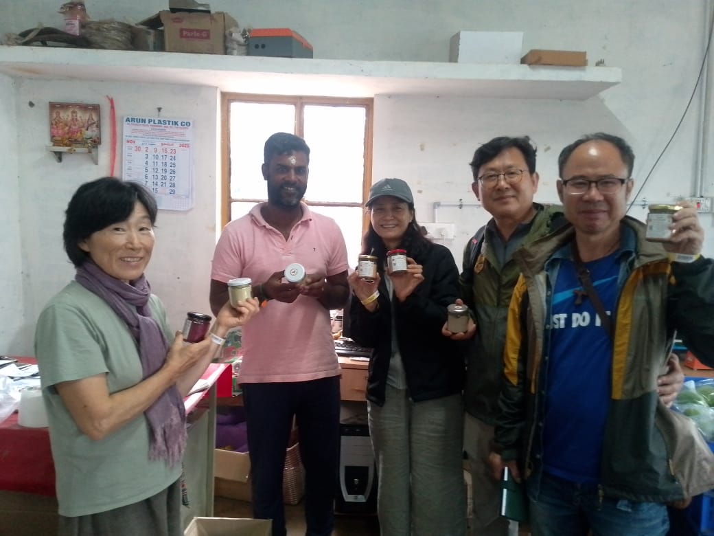 South Korean farmers excited about organic vegetable powders.